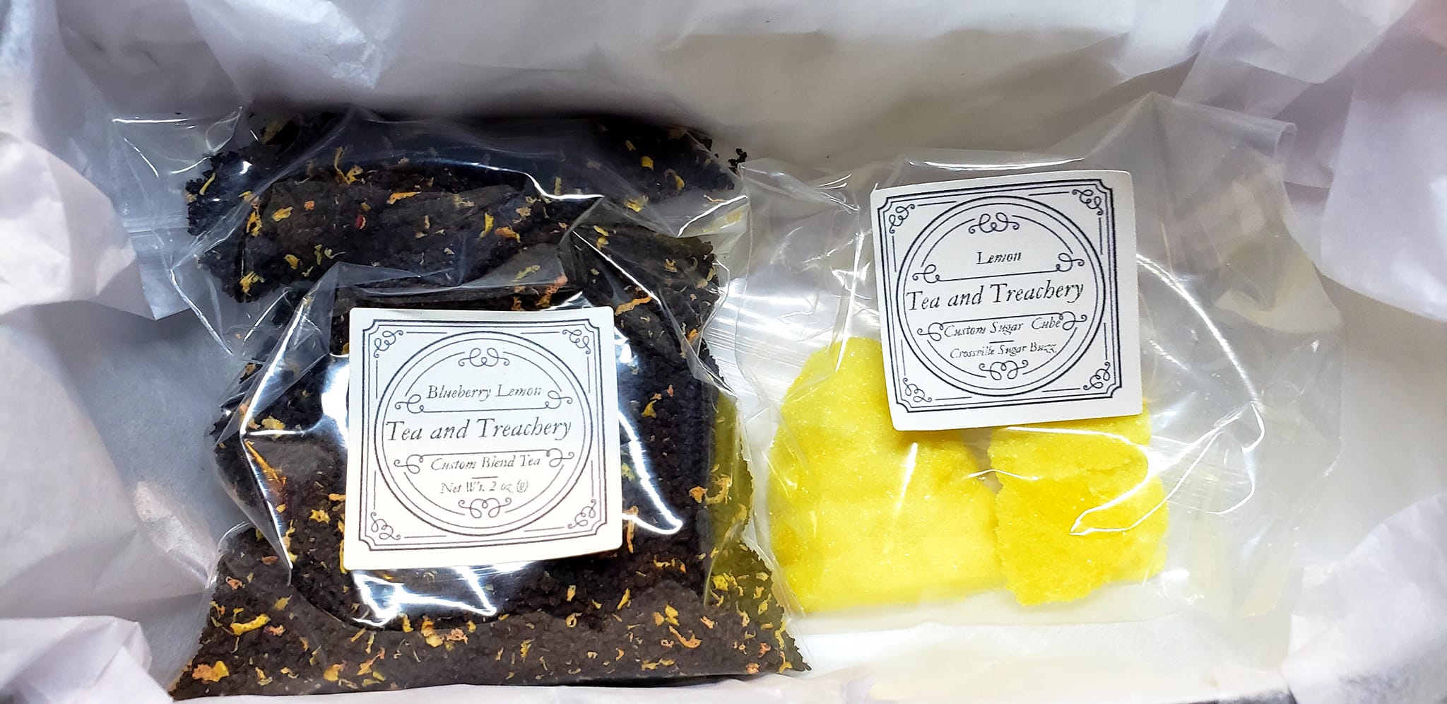 Tea and Sugar Cube Box